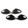 1Pair Car Side Rearview Mirror Caps Cover For Alfa Romeo Stelvio 2017 2018    2022 Glossy Black/Carbon