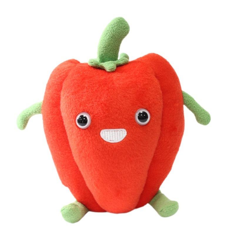 Wholesale Creative Fruits And Vegetables Plush Toys Simulation Fruit Vegetable Carrot Plush Doll For Parent-Child Playtime Toys