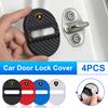 4pcs ABS Car Door Lock Protective Cover Cushion Anti Rust Sleeve Pad For Lamborghini Urus Huracan Aventador Premium Accessories