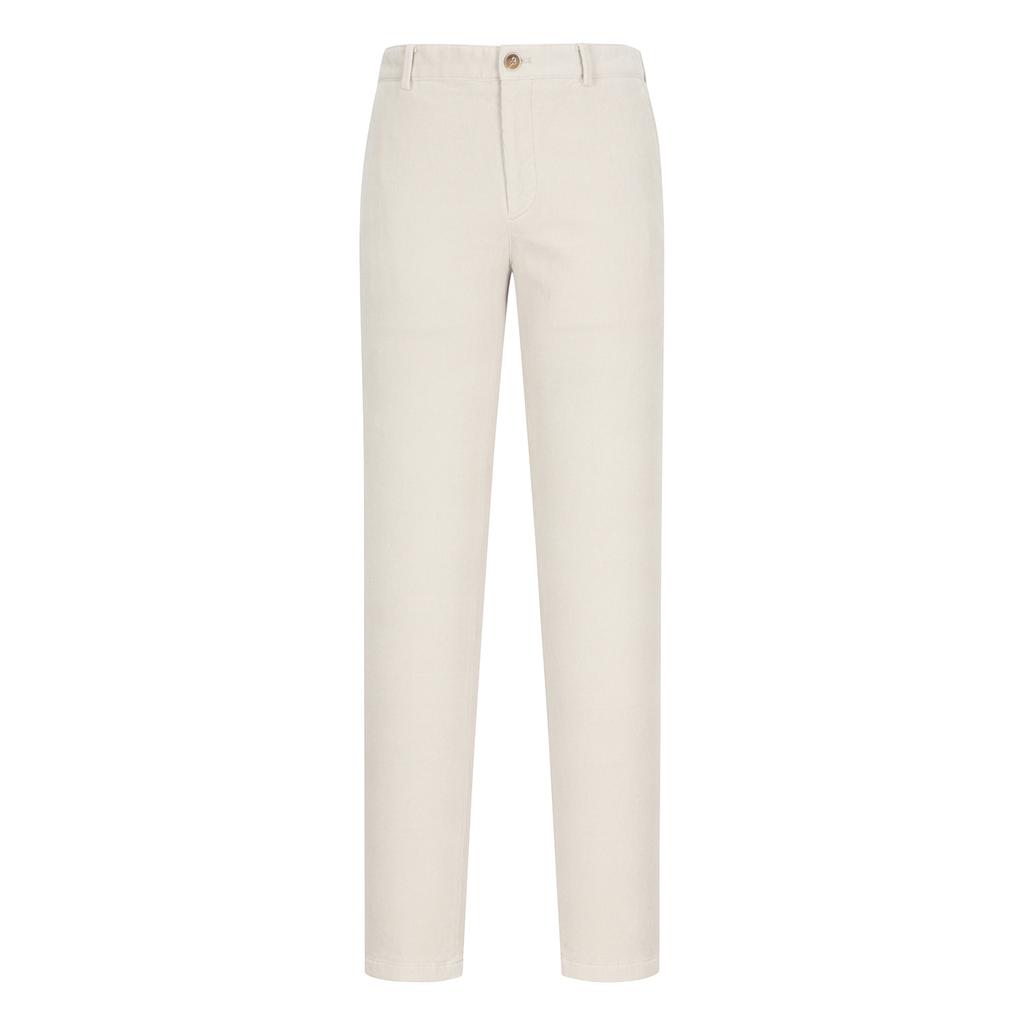 FERRAROMILANO Corduroy Stretch Como Pants Ivory (Am0Esl45161)