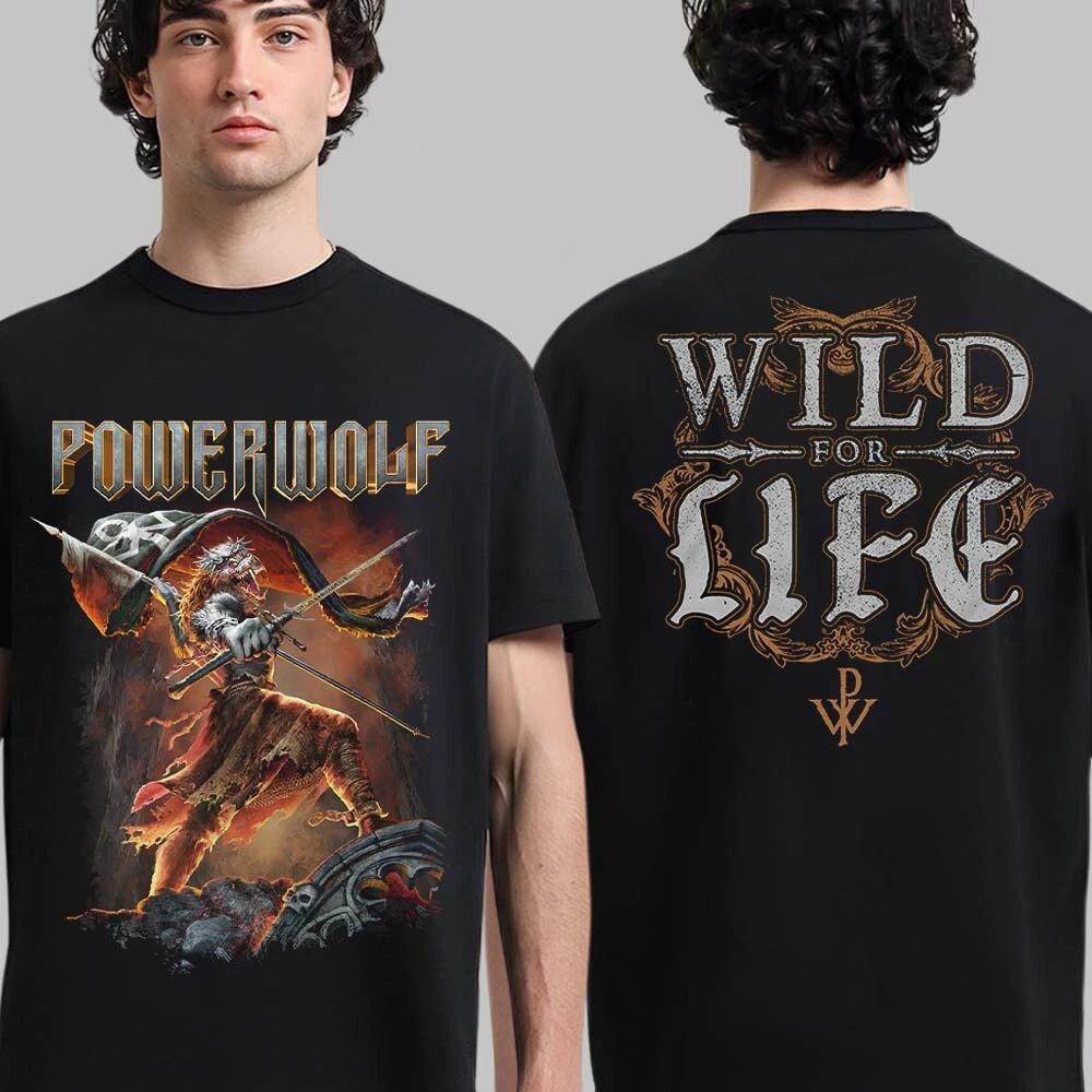 Powerwolf Wild For Life Two Sided Unisex T-Shirt