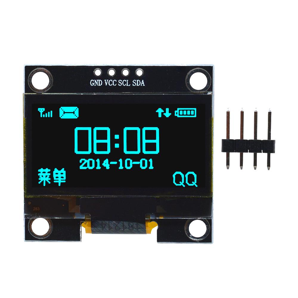 1.3 inch LCD Display Screen Module 128X64 Display Module IIC Serial 4pin White/Blue OLED Display Module 128X64 LCD Screen Board