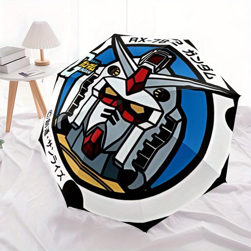 Gundam Robot Automatic Open/close Umbrella, Heavy-Duty Iron Frame, Folding Portable Design, Travel, Everyday Use 175