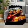 Fast Furious Tokyo Drift Flannel Blanket Super Soft Warm Cozy Blanket for Sofa Bed Office Travel All‑Season Home Decor Gift