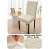 Dustproof Seat Cover Premium Stretch Seat Slipcovers Fashion Jacquard Chair Covers