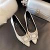 Fashion Pointed Toe Shoes Woman Comfortable And Elegant All-Match Female Footwear Increas Height Clogs Platform Autumn Dress Boat Creepe