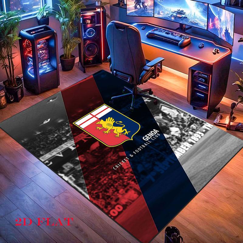 Genoa Poster Carpet Rug for Living Room Bedroom Home Sofa Decoration,Kids play Nonslip Floor Mat