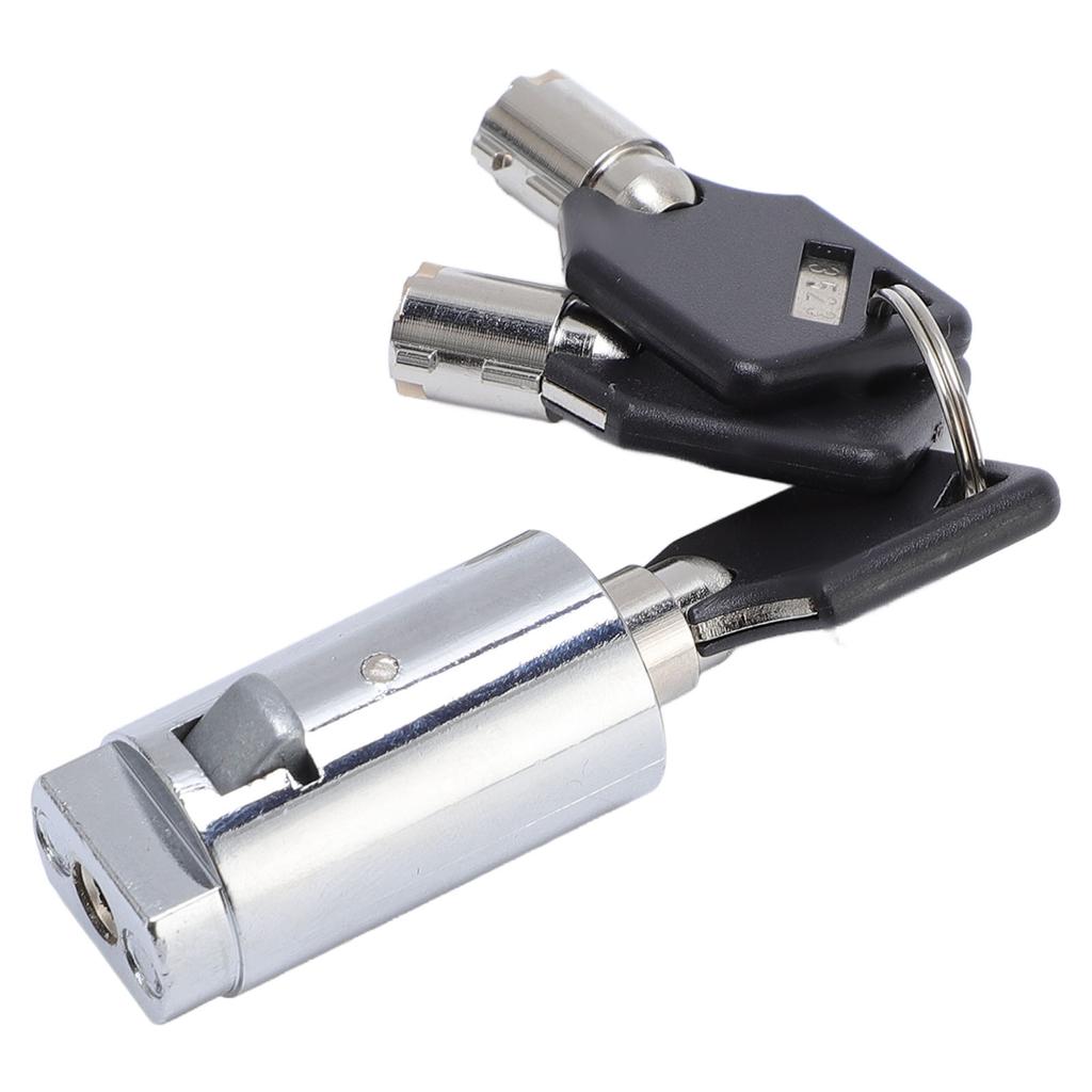 Vending Machine Lock and 3 Key Zinc Alloy Anti Theft Tubular Key Lock for Vending Machine Safe