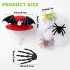 Bat Wings Halloween Goose Outfits Fake Cobweb Lawn Goose Clothes  Yard Ornaments