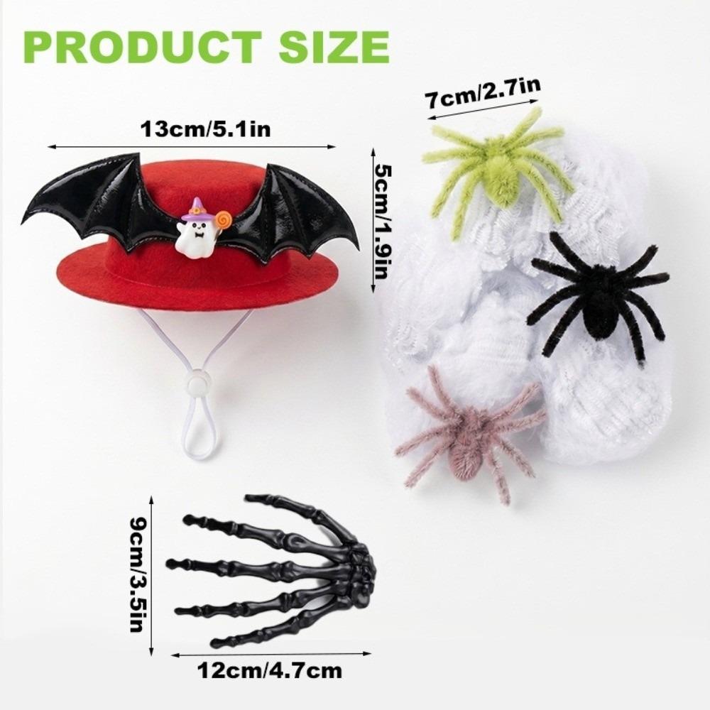 Bat Wings Halloween Goose Outfits Fake Cobweb Lawn Goose Clothes  Yard Ornaments