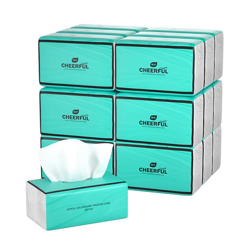 Zhihu 4-Ply Thickened Soft Pack Facial Tissues, 6-Pack
