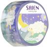 Japanese Washi Masking Tape In 20mm X 5m Midnight Sheep Made Japan SAIENUR-3108