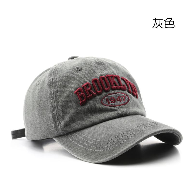 Brooklyn Embroidery Washed Spring Sun Men Baseball Hats Solid Caps For Women Autumn Outdoor Boy Girls Cap Fisherman Hat Snapback