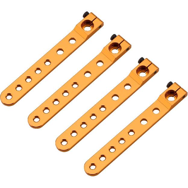 4PCS Aluminum 25T Servo Arms Horns for RC Futaba All 1/10 Model Car