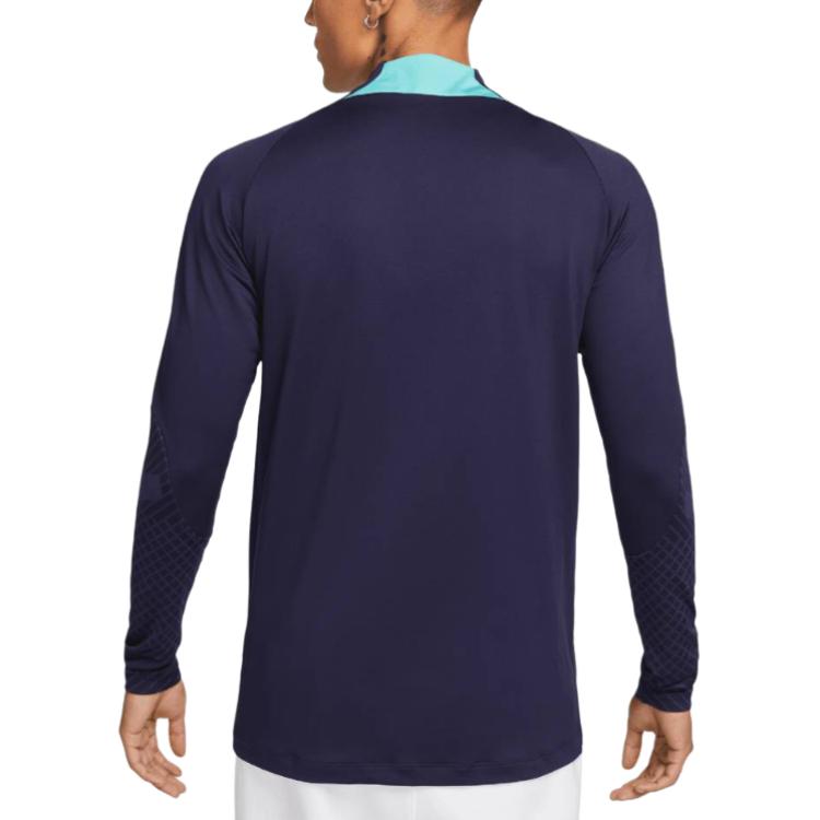 Nike Dri-FIT Strike Inter Milan Football Training Series Logo Print Slim Fit Comfortable Jersey Men Tops Navy-Blue DM2456-498