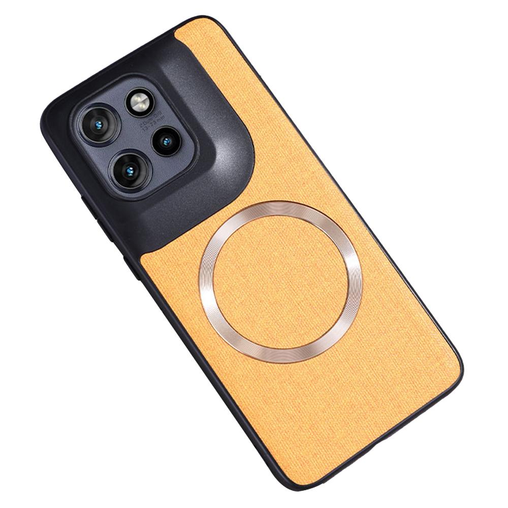 For Motorola Edge 50 Neo 5G/Moto S50 5G/Thinkphone 25 5G Magnetic Case Drop-Proof TPU+Cloth Back Phone Cover
