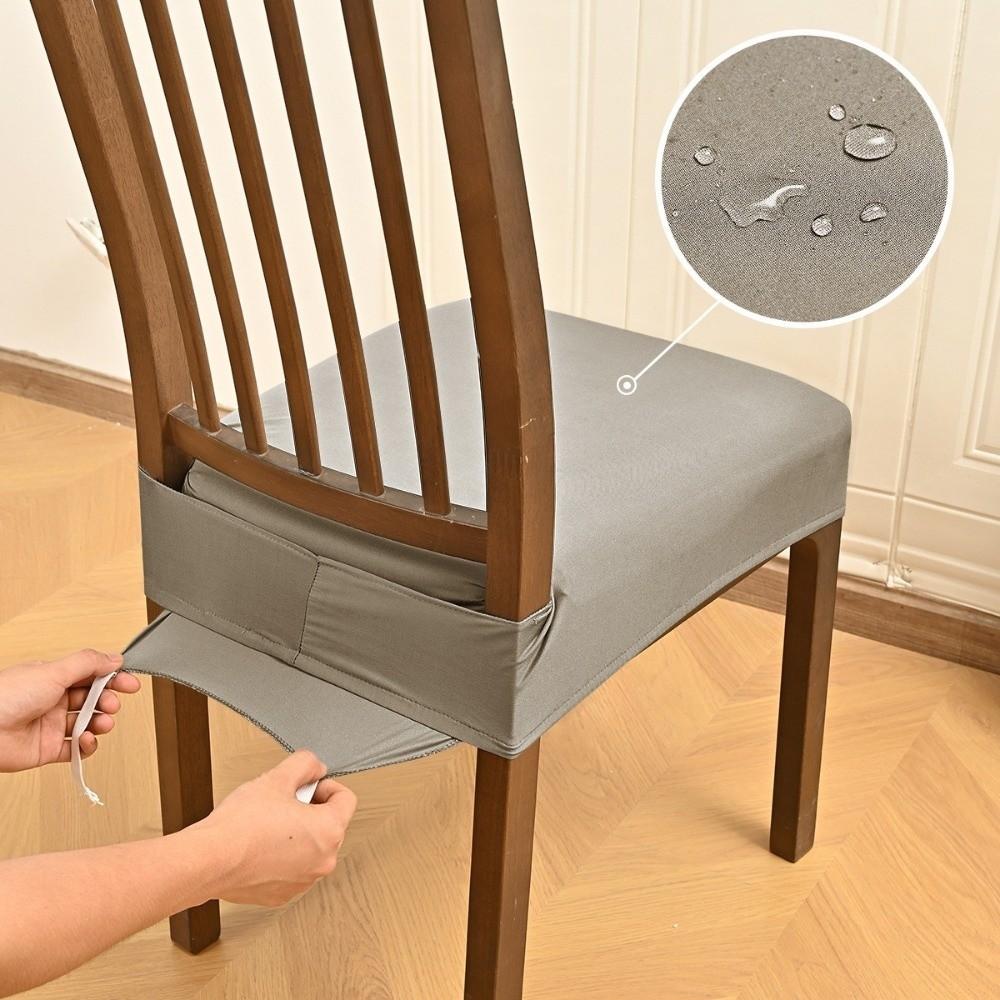 Breathable Dining Chair Cover Elastic Soft Material Chair Slipcover Water-resistant Washable Fabric Chair Cushion Cover Home Use