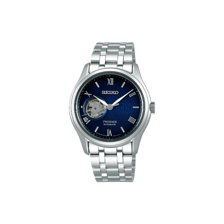 SEIKO Presage Automatic Mechanical Movement Stainless Steel Strap Watch Men s Watches Blue Dial SARY173 Blue Dial