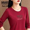 MARK FAIRWHALE Women's Long Sleeve Crewneck Graphic T-Shirt