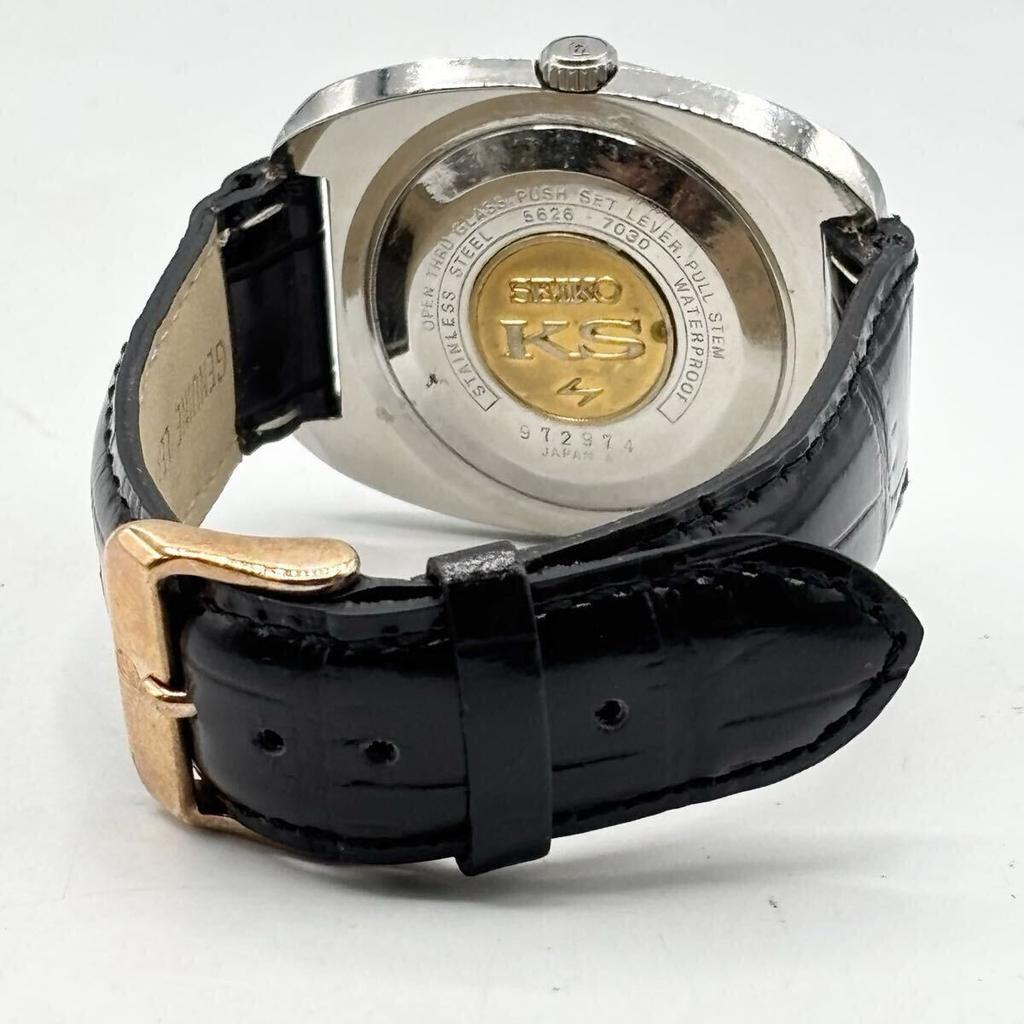 KING SEIKO SUPERIOR CHRONOMETER Automatic Silver with White Excellent Working Condition 5626-7030 Men's Watch, Dial