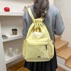 School Bag Niche Lightweight Drawstring Mountaineering Backpack Sports and Leisure Outdoor Travel Backpack Versatile College Student School Bag