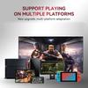 Game Joystick Wired-Bluetooth-compatible/2.4G Connection Arcade Game Console Rocker for