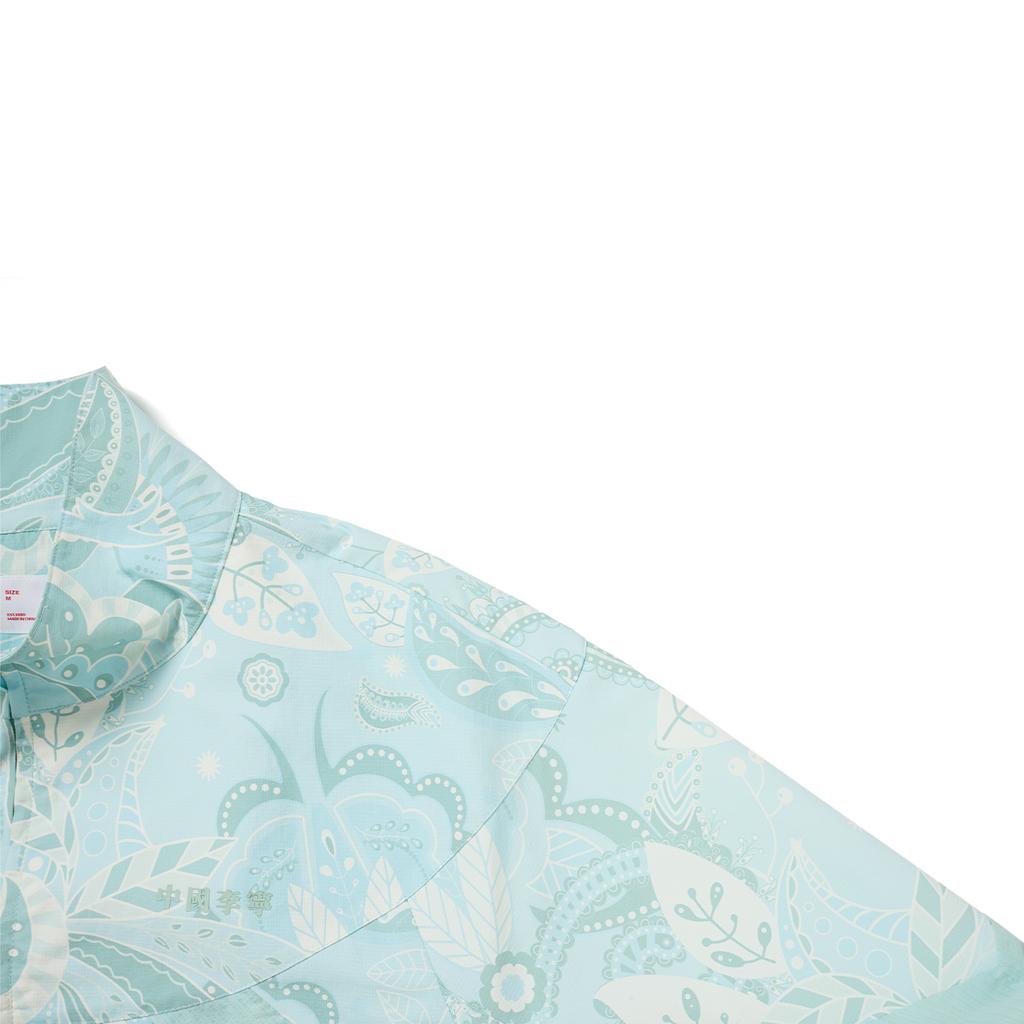 Li Ning Trendy Outdoor Series Printed Sports Jacket Women Jackets Light-Blue AFDW486-5
