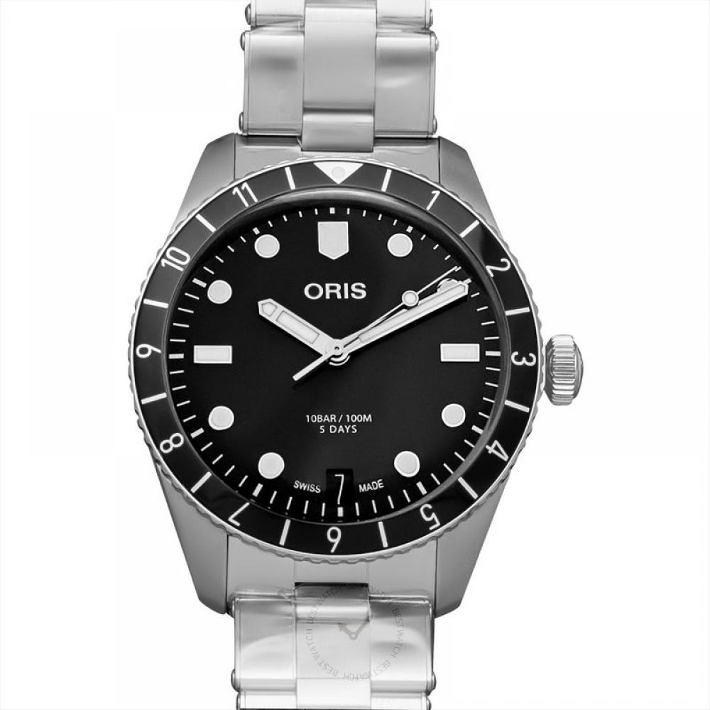 

OriS DiverS Sixty Five 12h Calibre Automatic Black Dial StainleSS Steel Men S Watch
