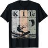 Kitesurfing Periodic Table Elements Kiteboarding Retro T-Shirt(11)
