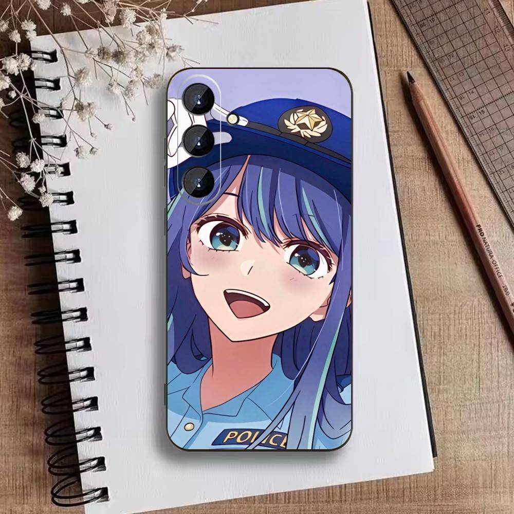 Anime Oshi-no Ko Phone Case For Samsung Galaxy A73,A72,A71,A70,A52,A51 Others Soft Black Cover