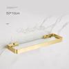 30-50CM Brushed Gold Glass Shelf  Aluminum Bathroom Storage Holder Bath Shower Shelf  Bathroom Shelf Mirror Wall Tray Towel Bar