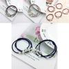Korean Version Of The Three-strength Rubber Band High-elastic Pearl Head Rope For Women And Girls