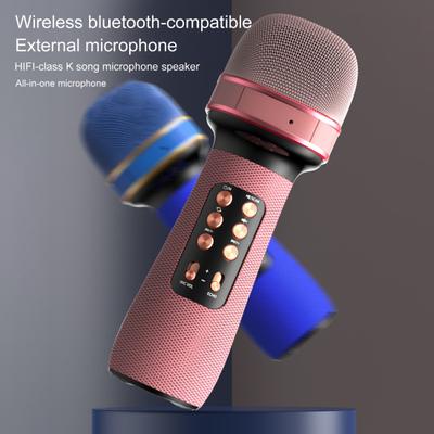 WS-898 Condenser Microphone Bluetooth-compatible 5 HiFi FM Radio Long Endurance Wireless Microphone
