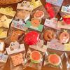 Individually Wrapped Plush Food Pendant Keychain – Cute Bag Charm for Events & Gifts
