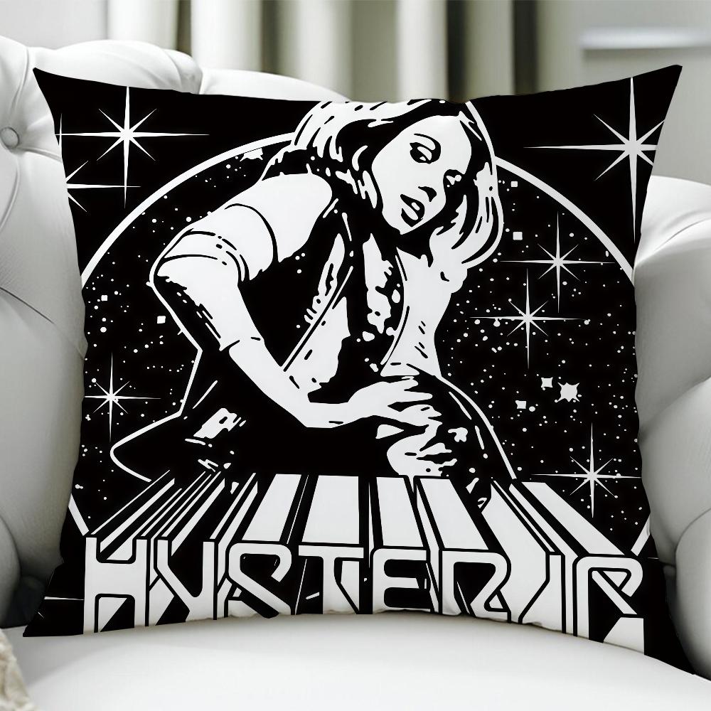 Fashion HHysteric GGlamourES cushion cover Birthday Anniversary Gifts Double Sided Printed Zipper Cushion Cover