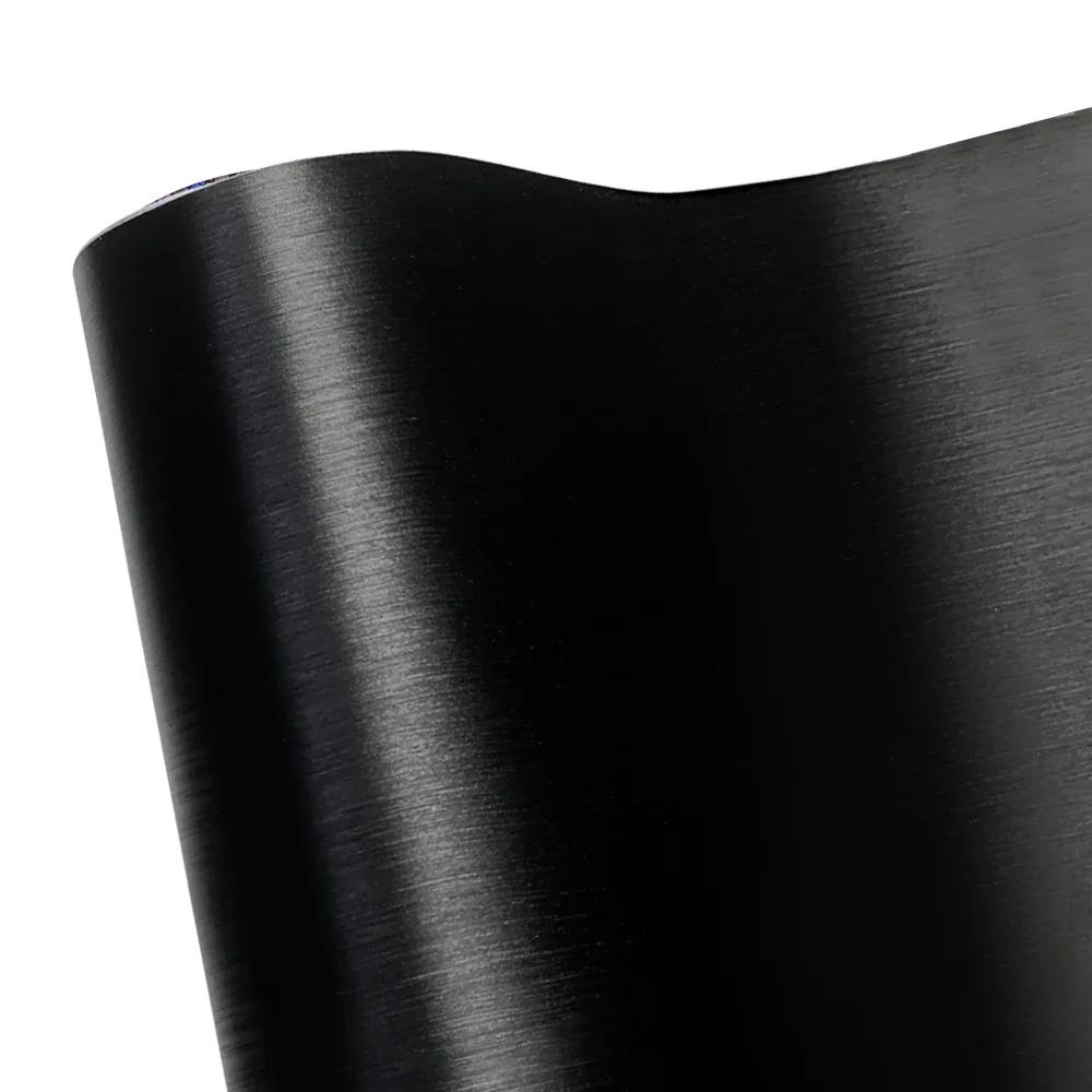 

Brushed Adhesive Wall Wallpaper Peel and Stick Wallpaper Heat Transfer Vinyl Wrap Stained Glass Window Film Anti Looking Vinyls 30 cm x 100 cm чёрный