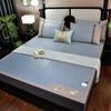 Summer Double-Sided Ice Rattan & Bamboo Cooling Mat