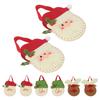 2Pcs Christmas Candy Handbag Lightweight  Gift Bag for Holiday Party Decoration