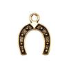 Vintage Horseshoe Charms Alloy Metal Pendants For DIY Jewelry Lucky Themed Accessories