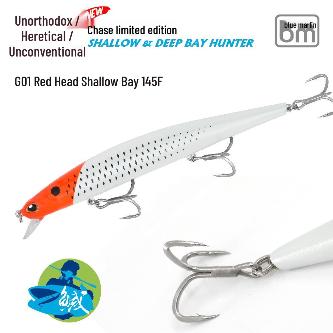 Blue Marlin 2025 Evil Shallow Bay 145F/Deep Bay 150SF Floating Minnow Lure