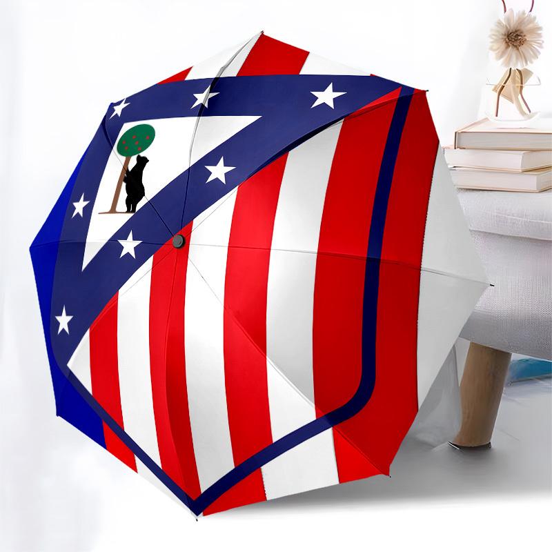 American Football, Shield Automatic Opening and Closing, 8 rib Structure Portable Umbrella, Suitable for Men and Women in All Seasons Perfe