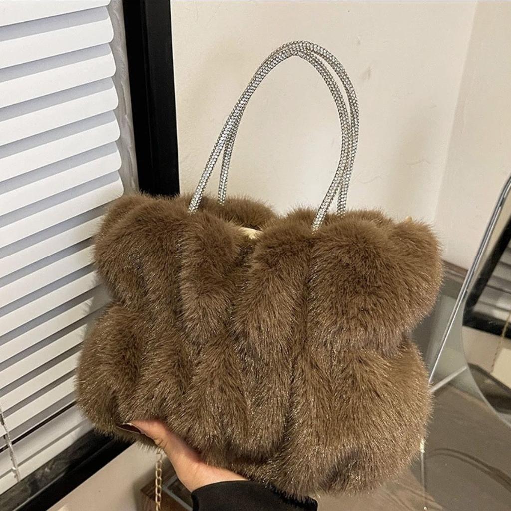 Autumn/winter Handbag Plush Bag Women's New Fashion Cloud Crossbody Bag