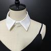 Women's Victorian Ruffled Chiffon Neck Ruff Fake Collar Layered Necktie Shirt Front For Performances Cosplay Costumes