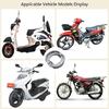 Quick Installation Motorcycle Semimetal Front Rear Brake Pad Electric Scooter Brake Shoes 105mm Motorbike Accessories