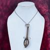 Wild Horse Magnesite Natural Gemstone Pendant Guitar Copper Wire Wrapped Pendant