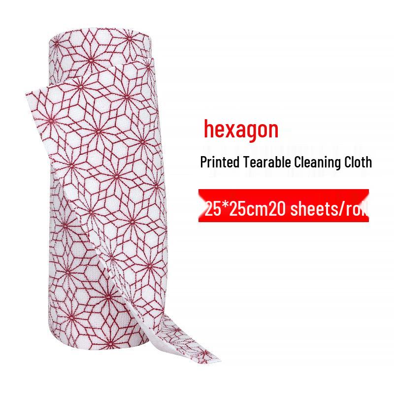 Wasserabsorbierendes Abreiß-Reinigungstuch aus Polyester-Baumwolle für Küche und Haushalt