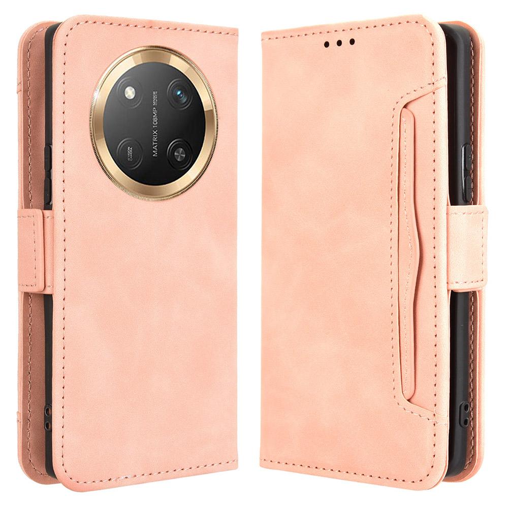 Leather Case for Honor X9c 5G/Magic7 Lite 5G/X60 Pro 5G Phone Wallet Cover with Multiple Card Slots