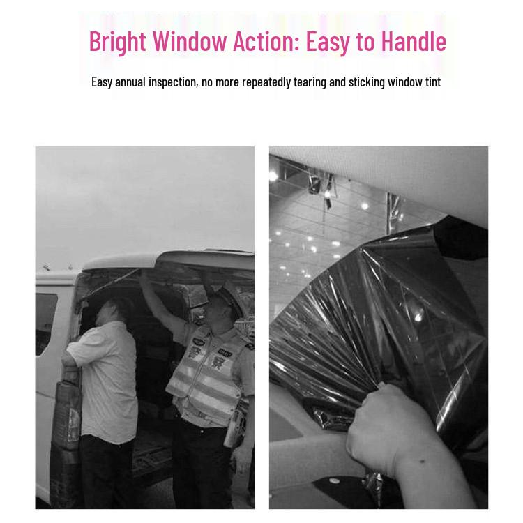 Cloud Realm Dual-Track Vehicle Sunshade Curtains for Privacy & Heat Insulation