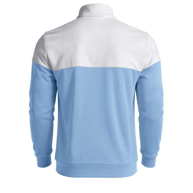 Men Half Zip Stand Collar Sweatshirt Long Sleeve Casual Loose Pullover Tops Autumn Winter Fashion Male Daily Comfortable Streetwear Sweatshirts