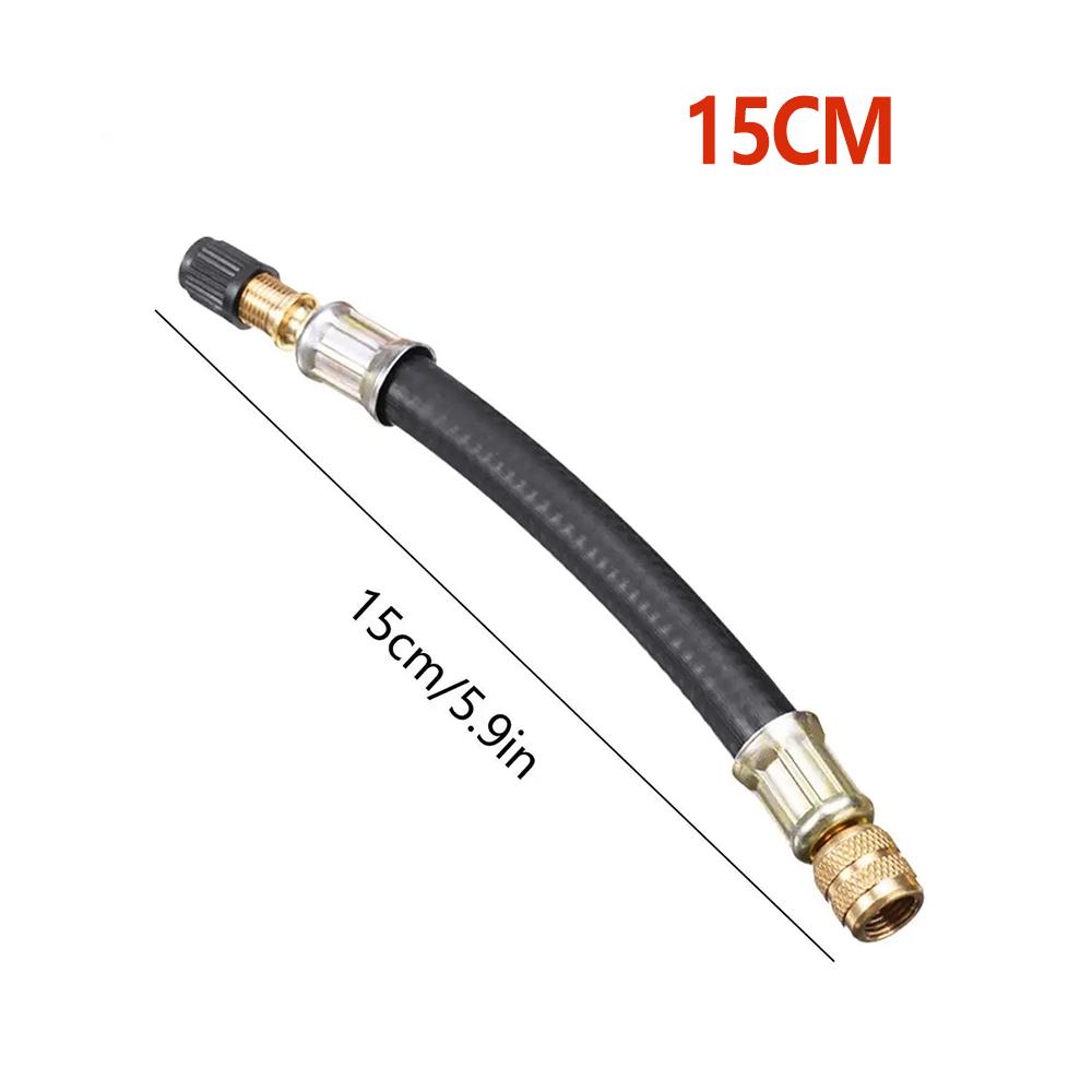 

150/210mm Universal Flexible Rubber Hose Tire Valve Extension Tube Inflatable Adapter for Car Wheels Tyre Valve Stems